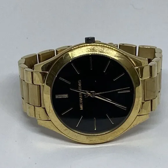 Michael Kors MK3179 Women's Stainless Steel Analog Gold Dial Quartz Watch LJ318 - Picture 7 of 12